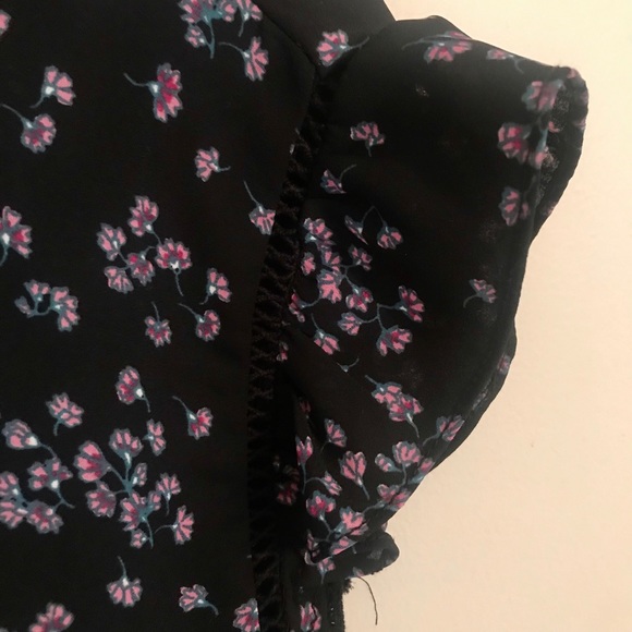 Cupcakes & Cashmere NWT Black Floral Dress size 10 - Picture 9 of 11